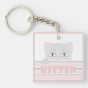 Little kitty key ring