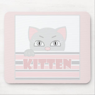 Little kitty mouse pad