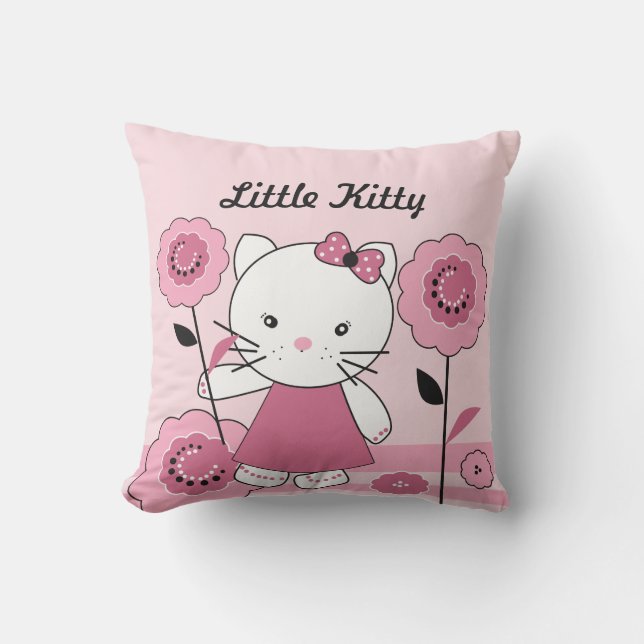 Little Kitty Outdoor Cushion (Front)
