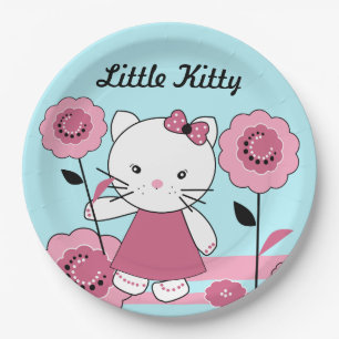 Little Kitty Paper Plates