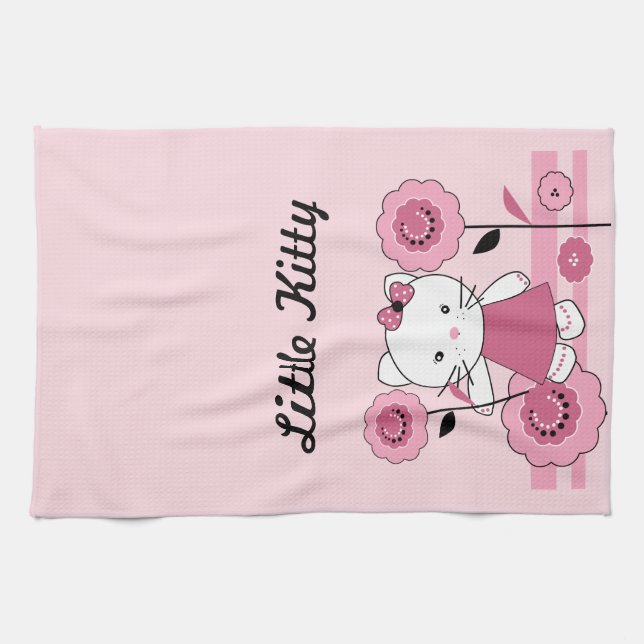 Little Kitty Tea Towel (Horizontal)