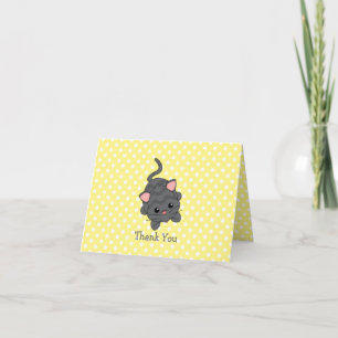 Little Kitty Thank You Card