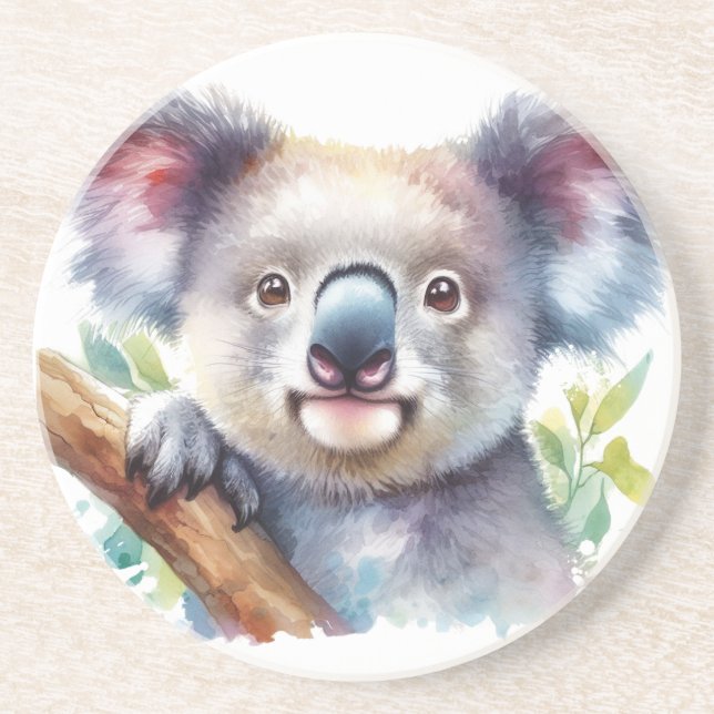  Little Koala Bear Australian Animal  Coaster (Front)