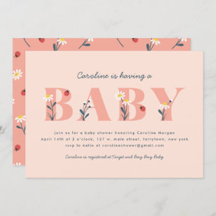 Little Lady Baby Shower Invitation