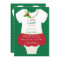 Little Lady Baby Shower Invitation, Christmas