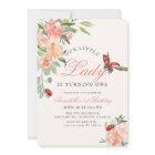 Little Lady Ladybug Roses Girl 1st Birthday