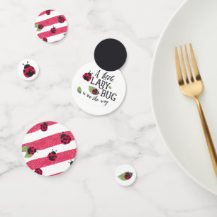 Little Ladybug Baby Shower Confetti