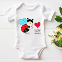 Little ladybug boy with heart