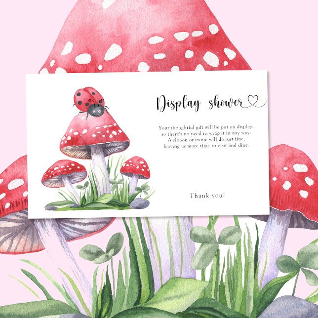 Little ladybug - display shower card (Creator Uploaded)