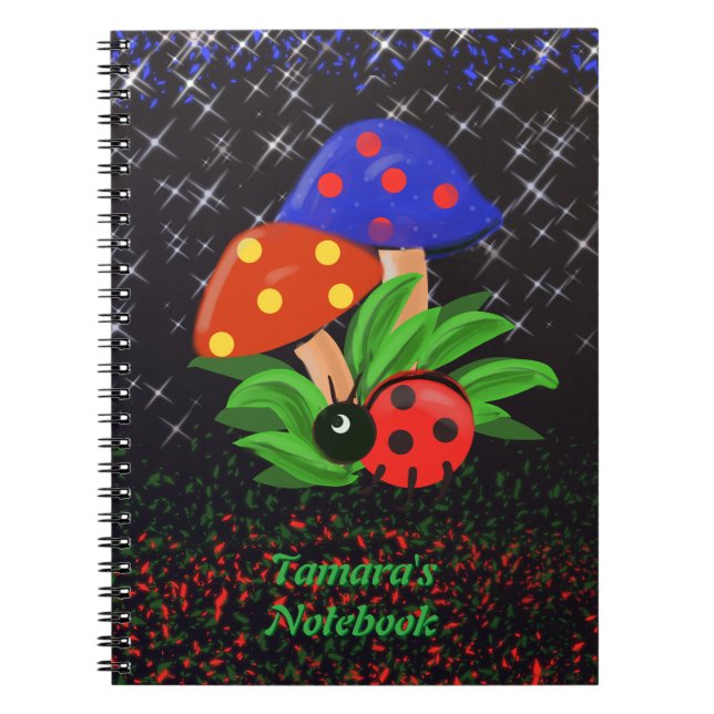 Little Ladybug Spiral Notebook (Front)
