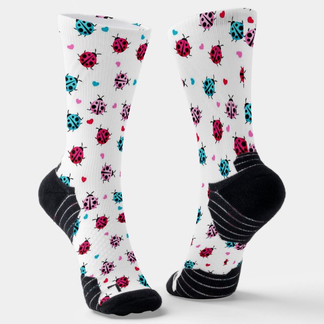 Little Ladybugs Socks (Angled)
