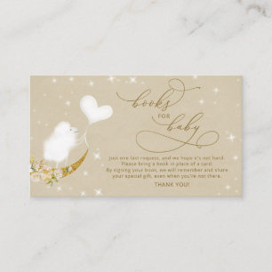 Little Lamb Baby Shower Book Request Enclosure Ca Card
