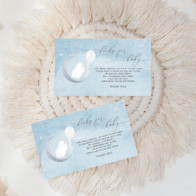 Little Lamb Baby Shower Book Request  Enclosure Card (Creator Uploaded)