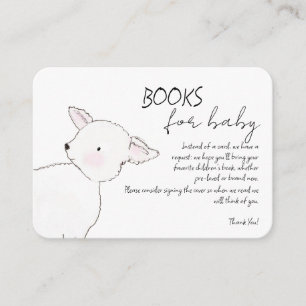 Little Lamb Baby Shower Enclosure Card