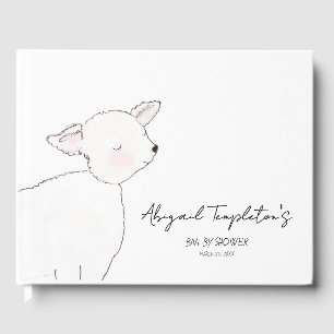Little Lamb Baby Shower Guest Book