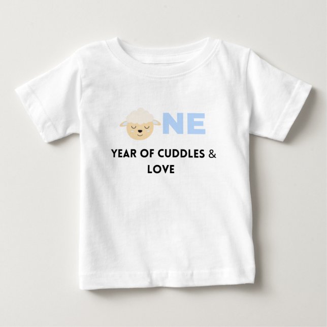 Little Lamb Birthday Shirt (Front)