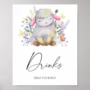 Little lamb - Drinks  Poster