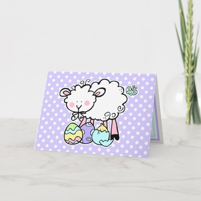 Little Lamb Easter Card (Front)