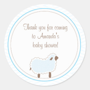 Little Lamb Favour Sticker