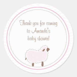 Little Lamb Favour Sticker