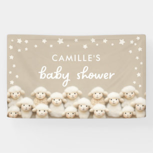 Little Lamb Gender Neutral Baby Shower Banner