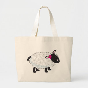 Little Lamb Large Tote Bag