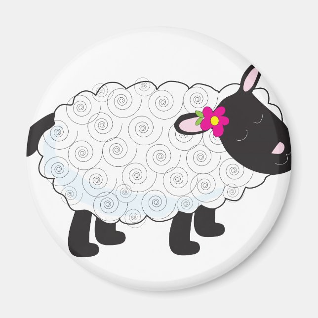 Little Lamb Magnet (Front)