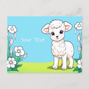 Little Lamb Postcard
