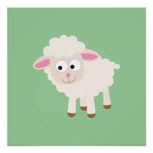 Little lamb poster