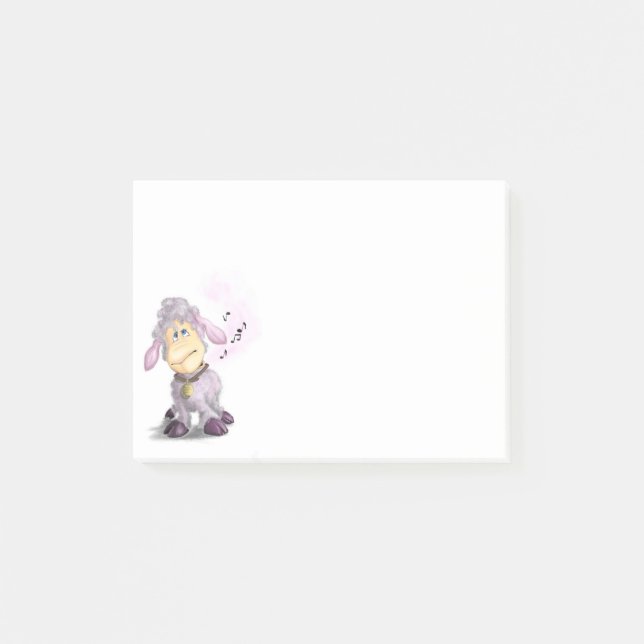Little Lamb Sticky Notes (Front)