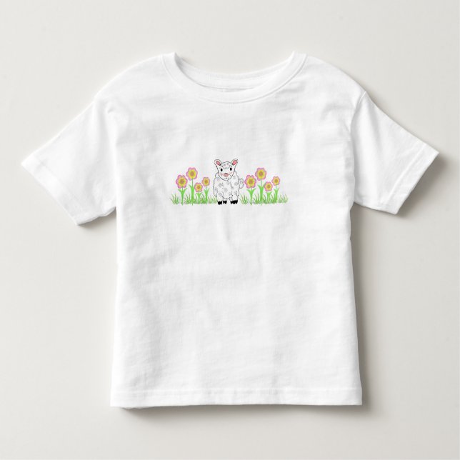 Little Lamb Toddler T-Shirt (Front)
