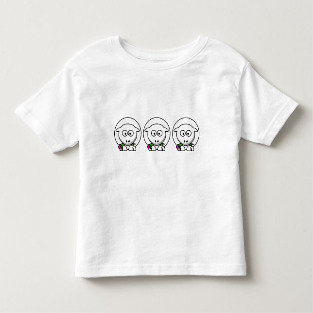 Little Lamb Toddler T-Shirt (Front)