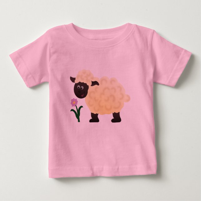 Little Lamb Tutu Shirt (Front)