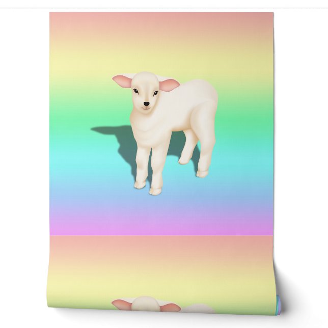 Little Lamb Wallpaper (Unrolling)