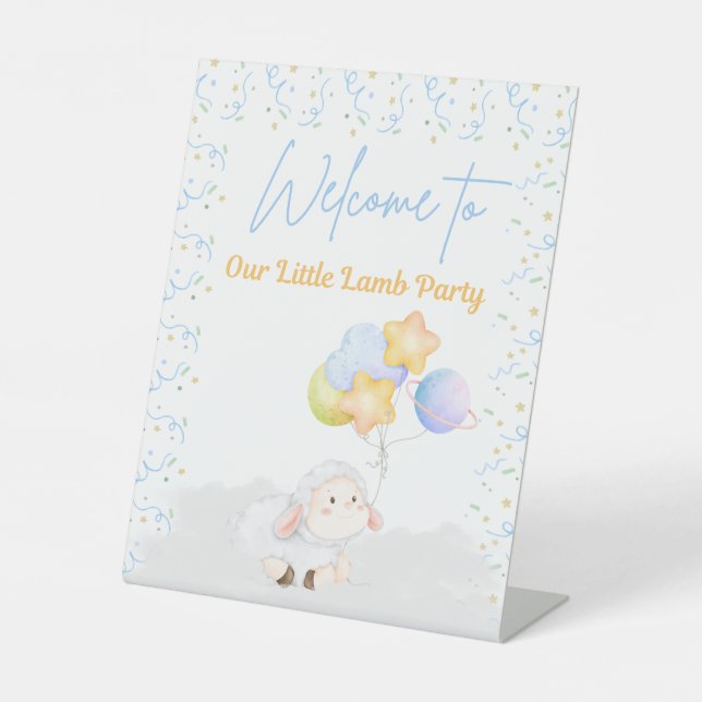Little Lamb Welcome Sign (Front)
