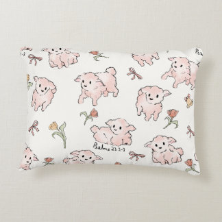 Little Lamb White Decorative Cushion