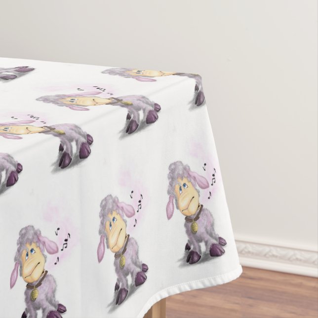 Little Lamb with Bell Tablecloth (In Situ)