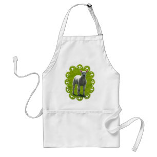 Little Lamb with lace edge Standard Apron