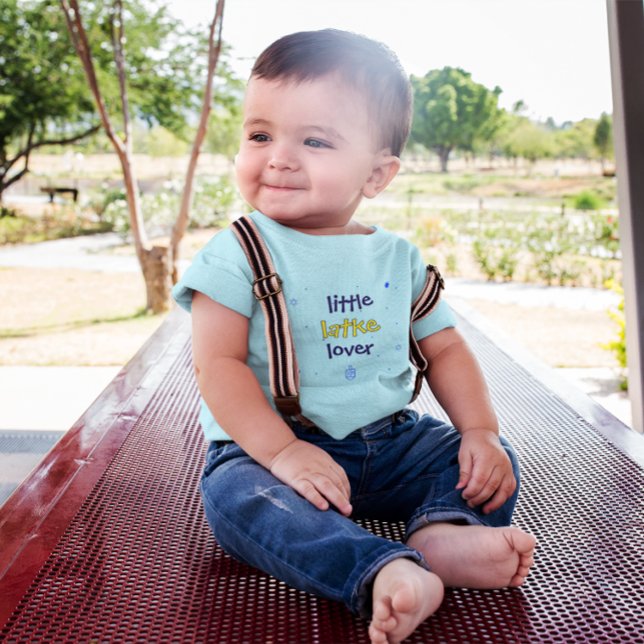 Little Latke Lover Hanukkah  Baby T-Shirt (Creator Uploaded)