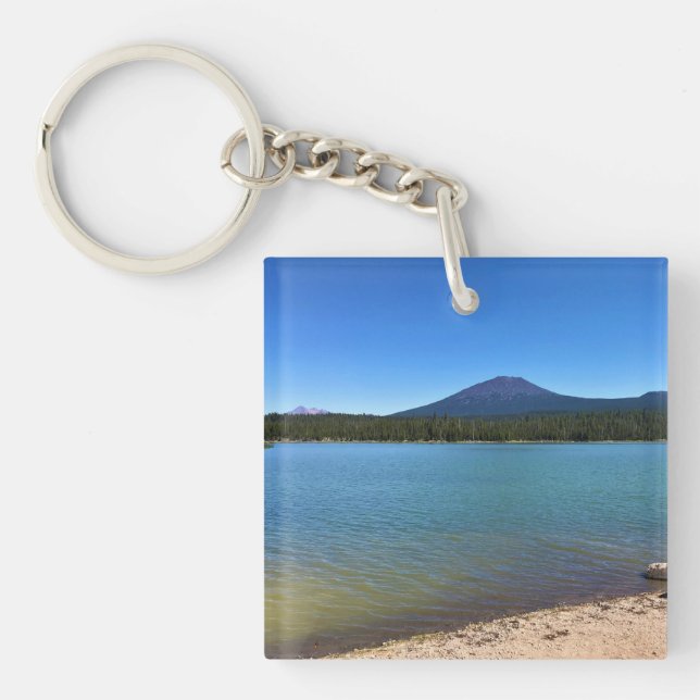Little Lava Lake, OR Key Ring (Front)