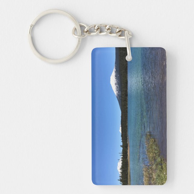 Little Lava Lake, Oregon Key Ring (Front)
