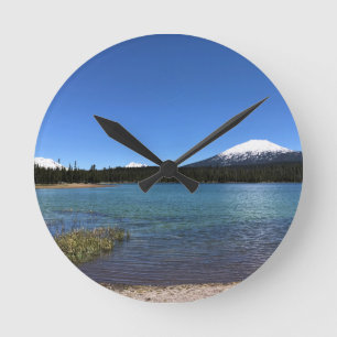 Little Lava Lake Round Clock