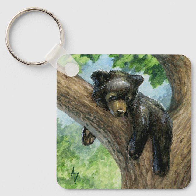 Little Lazy Bear Key Ring (Front)