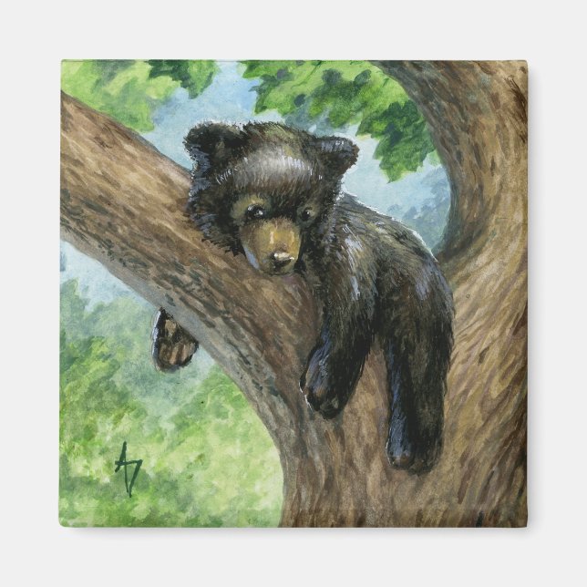 Little Lazy Bear Magnet (Front)