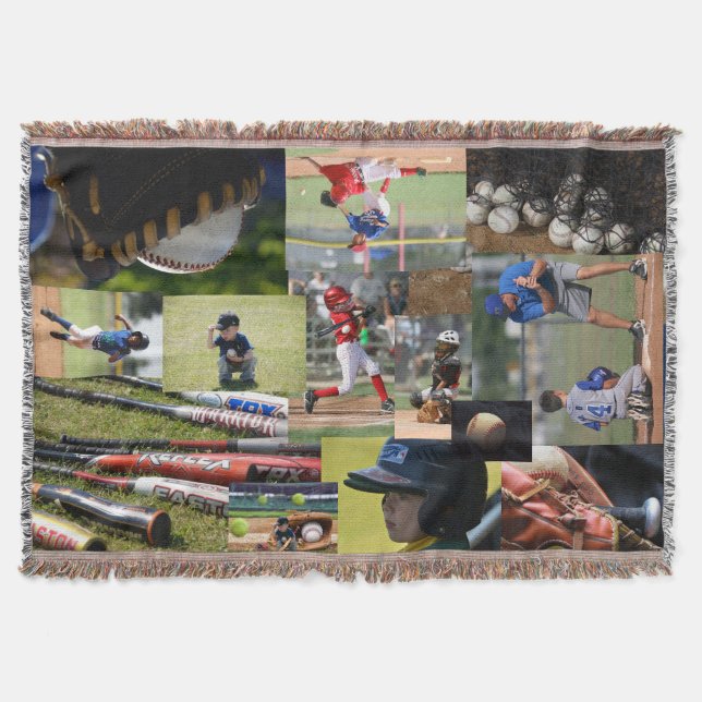 Little League Throw Blanket - HAMbyWhiteGlove (Front)