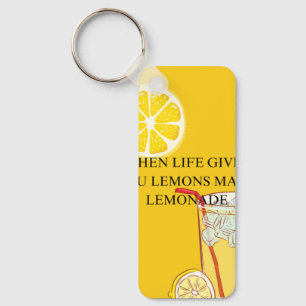 Little Lemon Charm Key Ring
