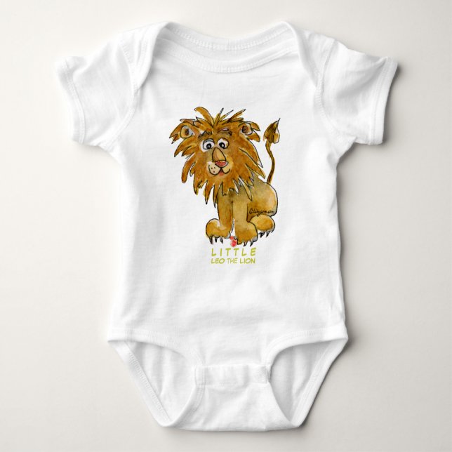 Little Leo the Lion for Infants Baby Bodysuit (Front)