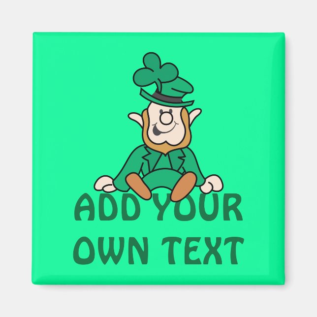 Little Leprechaun - Add Your Own Text Magnet (Front)