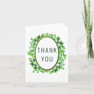 Little Leprechaun Truck Photo Thank You Card