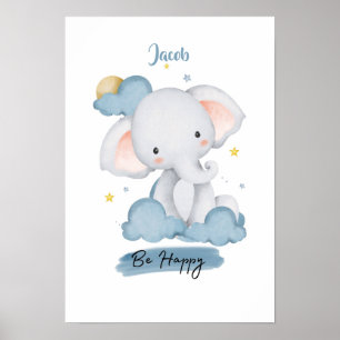 Little Lessons Elephant from the Cloud  Poster